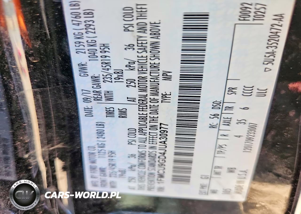 2018 Ford Escape Se VIN:1FMCU9GD4JUA30977 - 13
