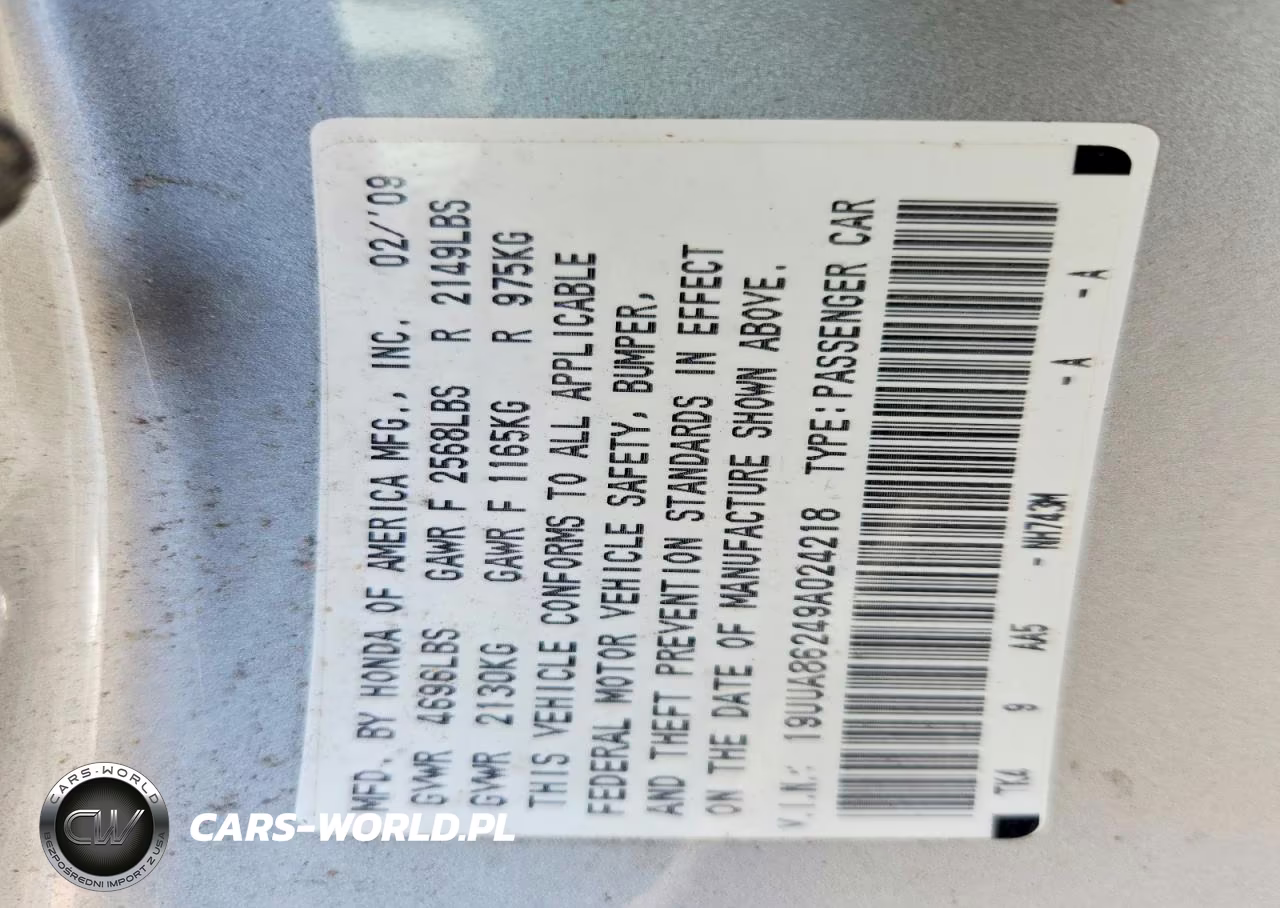 2009 Acura Tl VIN:19UUA86249A024218 - 13