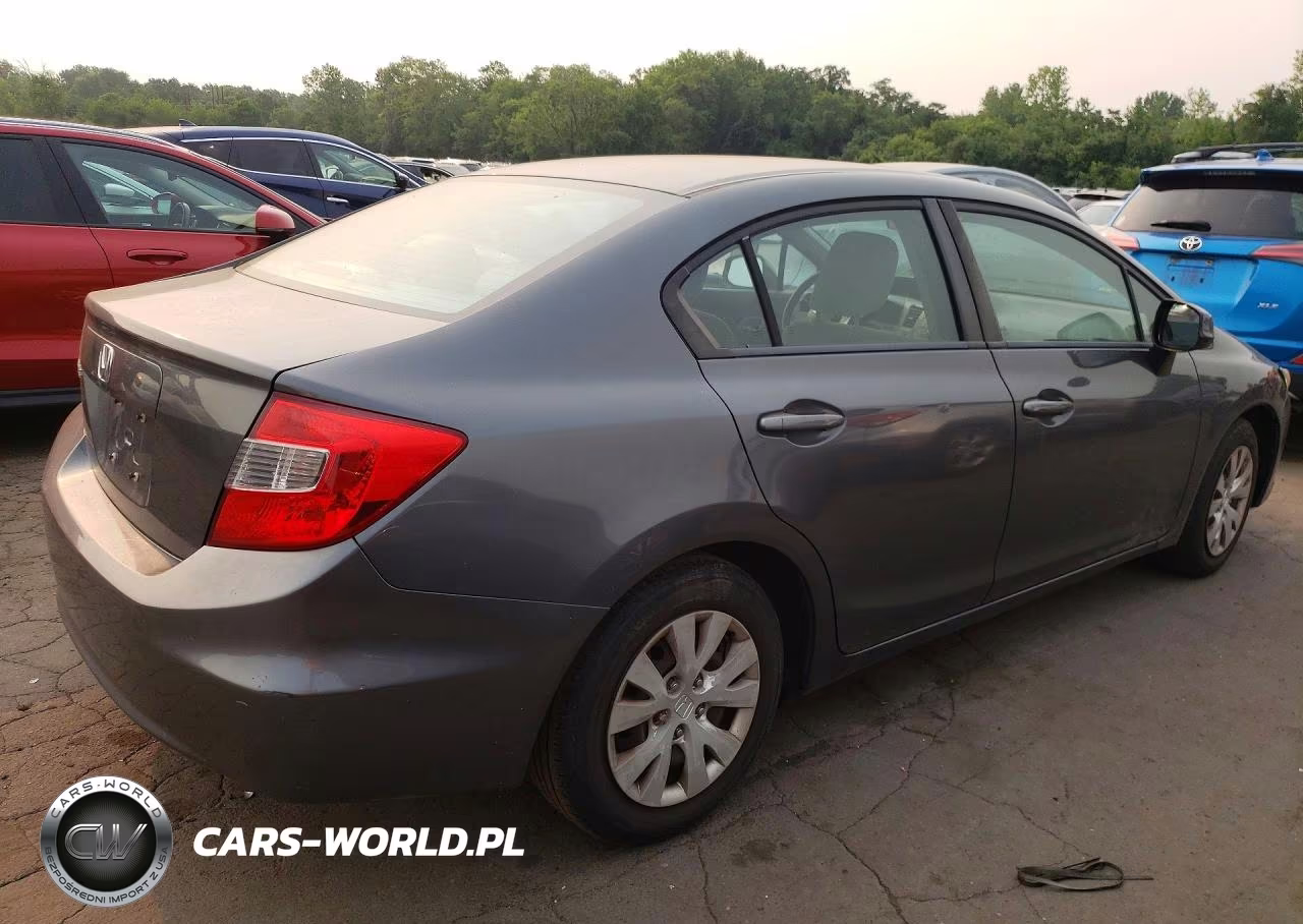 2012 Honda Civic Lx VIN:2HGFB2F53CH558073 - 3