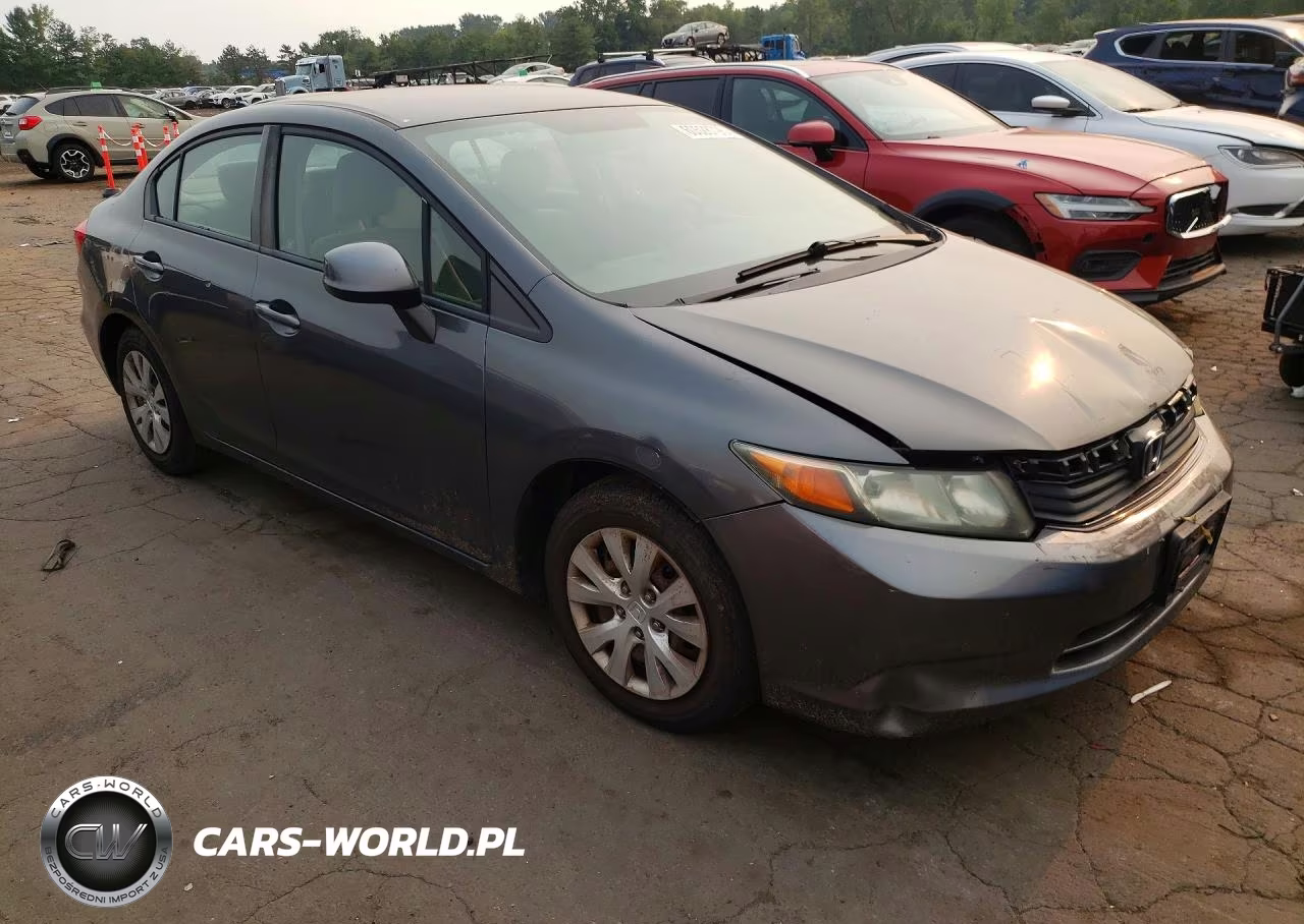 2012 Honda Civic Lx VIN:2HGFB2F53CH558073 - 4