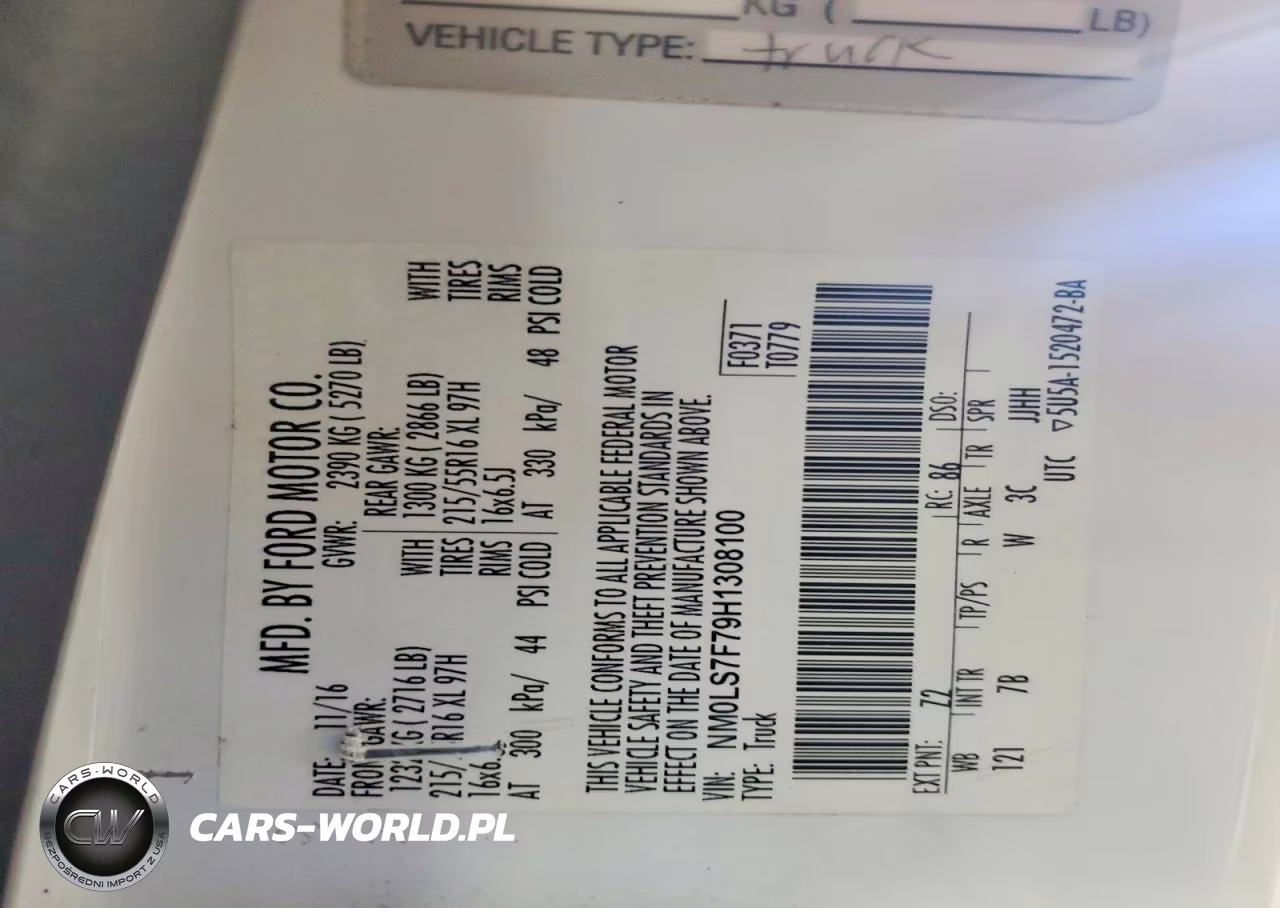 2017 Ford Transit Connect Xlt VIN:NM0LS7F79H1308100 - 13