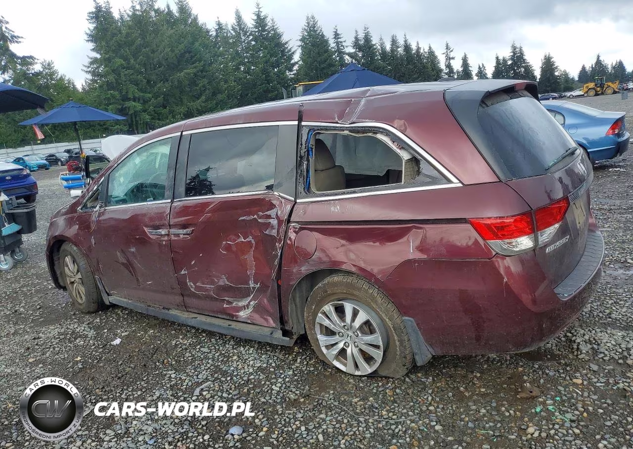 2017 Honda Odyssey Exl VIN:5FNRL5H66HB001719 - 2