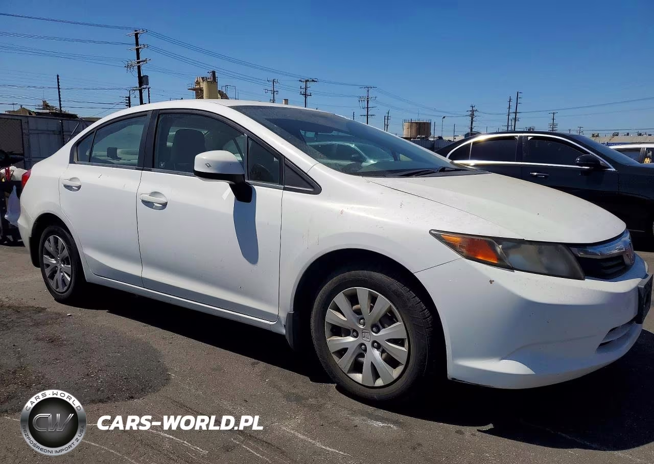 2012 Honda Civic Lx VIN:JHMFB2F54CS002201 - 4