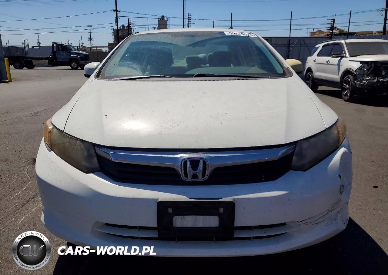 2012 Honda Civic Lx VIN:JHMFB2F54CS002201 - 5