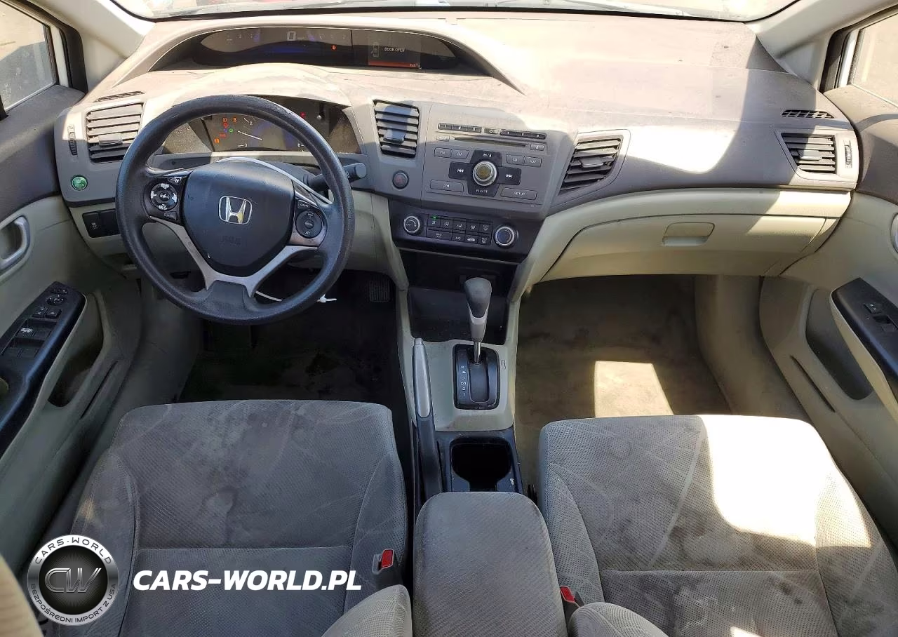 2012 Honda Civic Lx VIN:JHMFB2F54CS002201 - 8