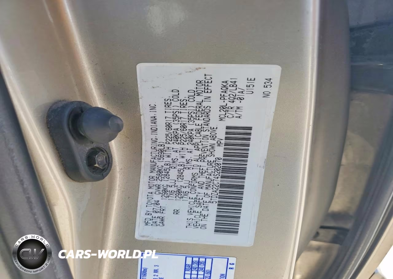 2004 Toyota Sienna Xle Limited 7 Passenger VIN:5TDZA22C74S202070 - 12