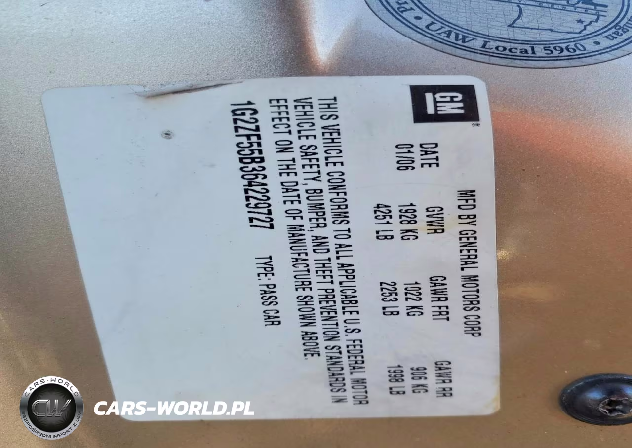 2006 Pontiac G6 Se VIN:1G2ZF55B364229727 - 21