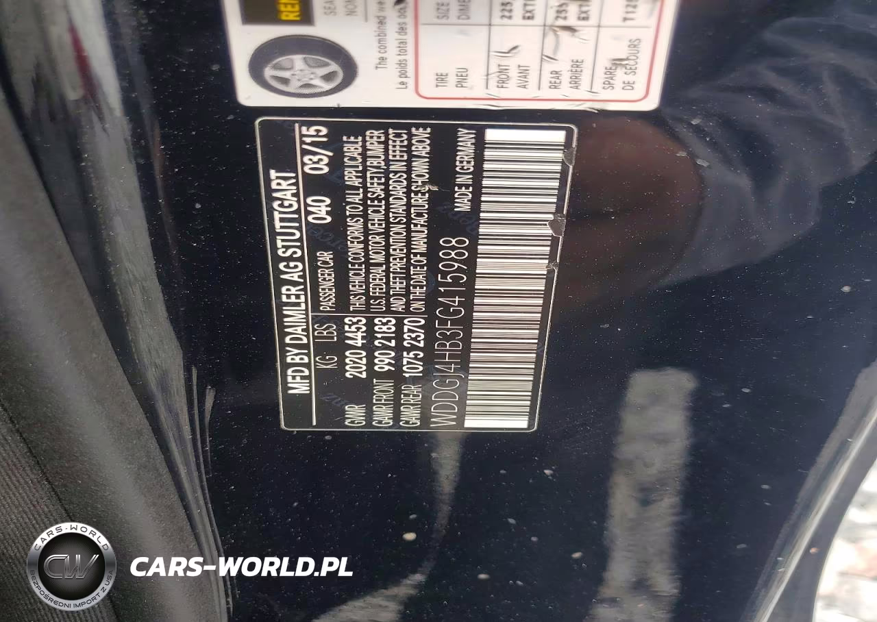 2015 Mercedes-Benz C 250 VIN:WDDGJ4HB3FG415988 - 12
