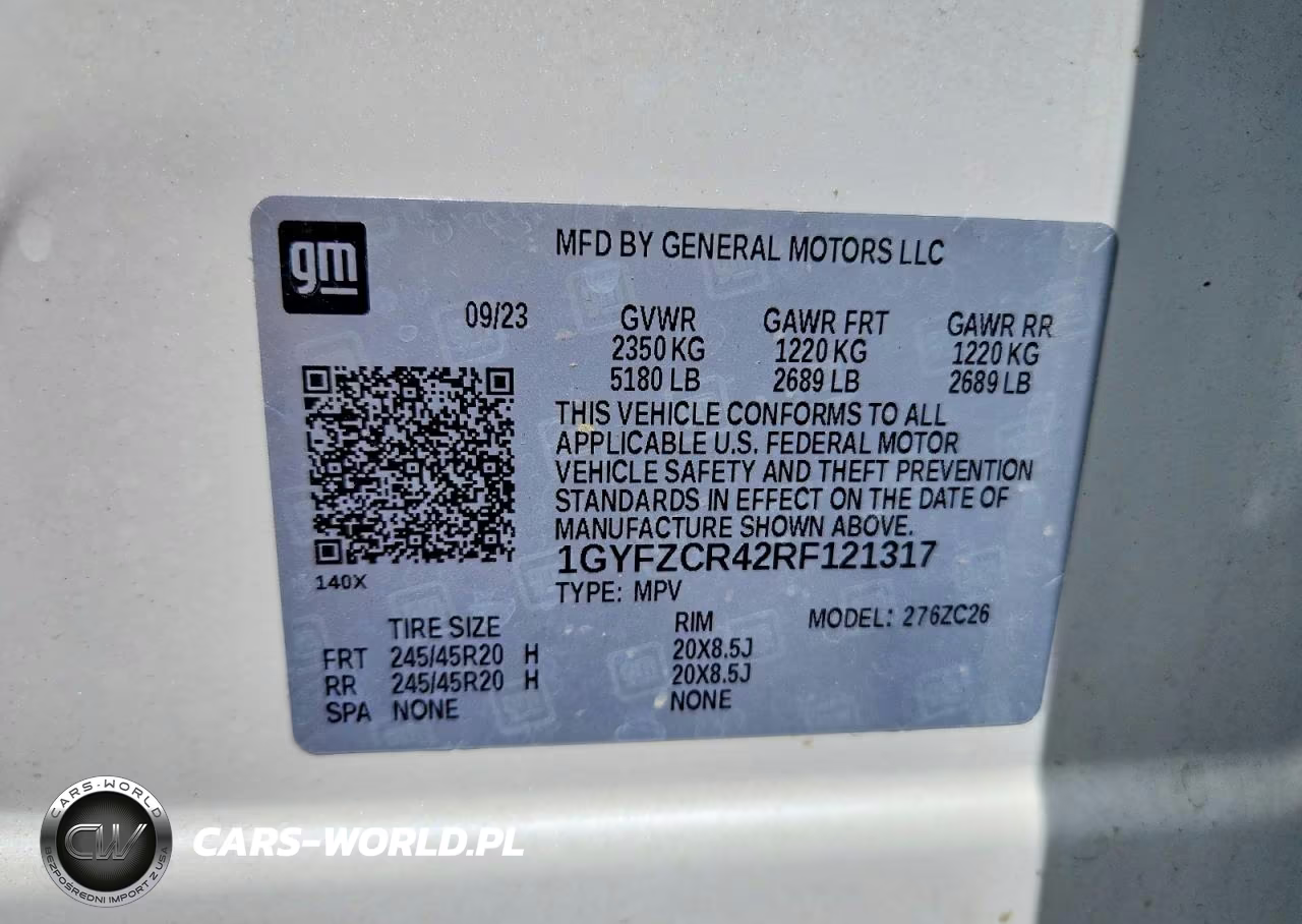 2024 Cadillac Xt4 Premium Luxury VIN:1GYFZCR42RF121317 - 13