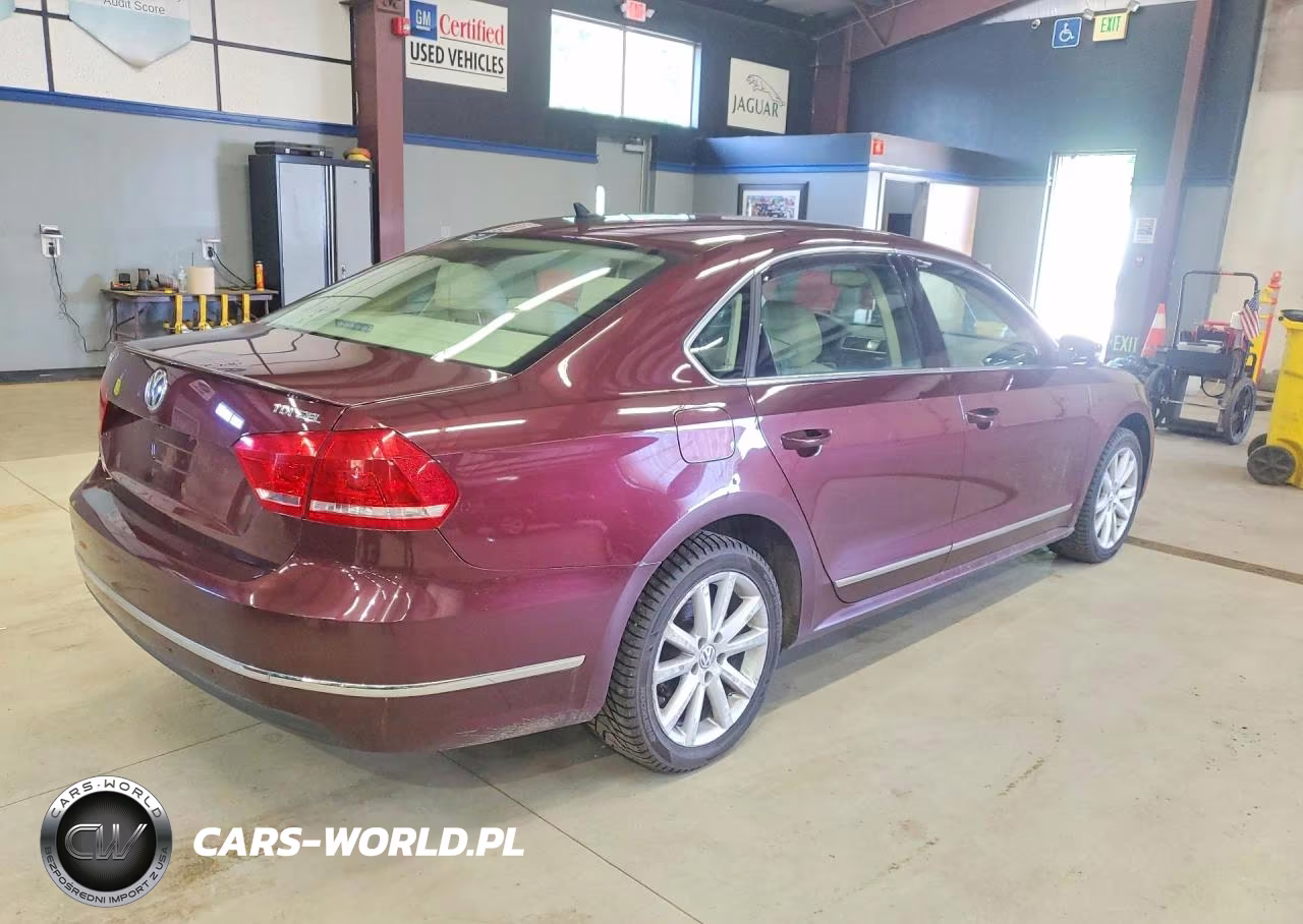2013 Volkswagen Passat Sel VIN:1VWCN7A36DC149353 - 3