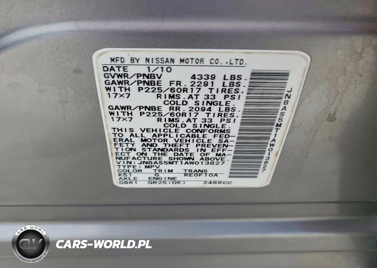 2010 Nissan Rogue Sl VIN:JN8AS5MT1AW013827 - 13