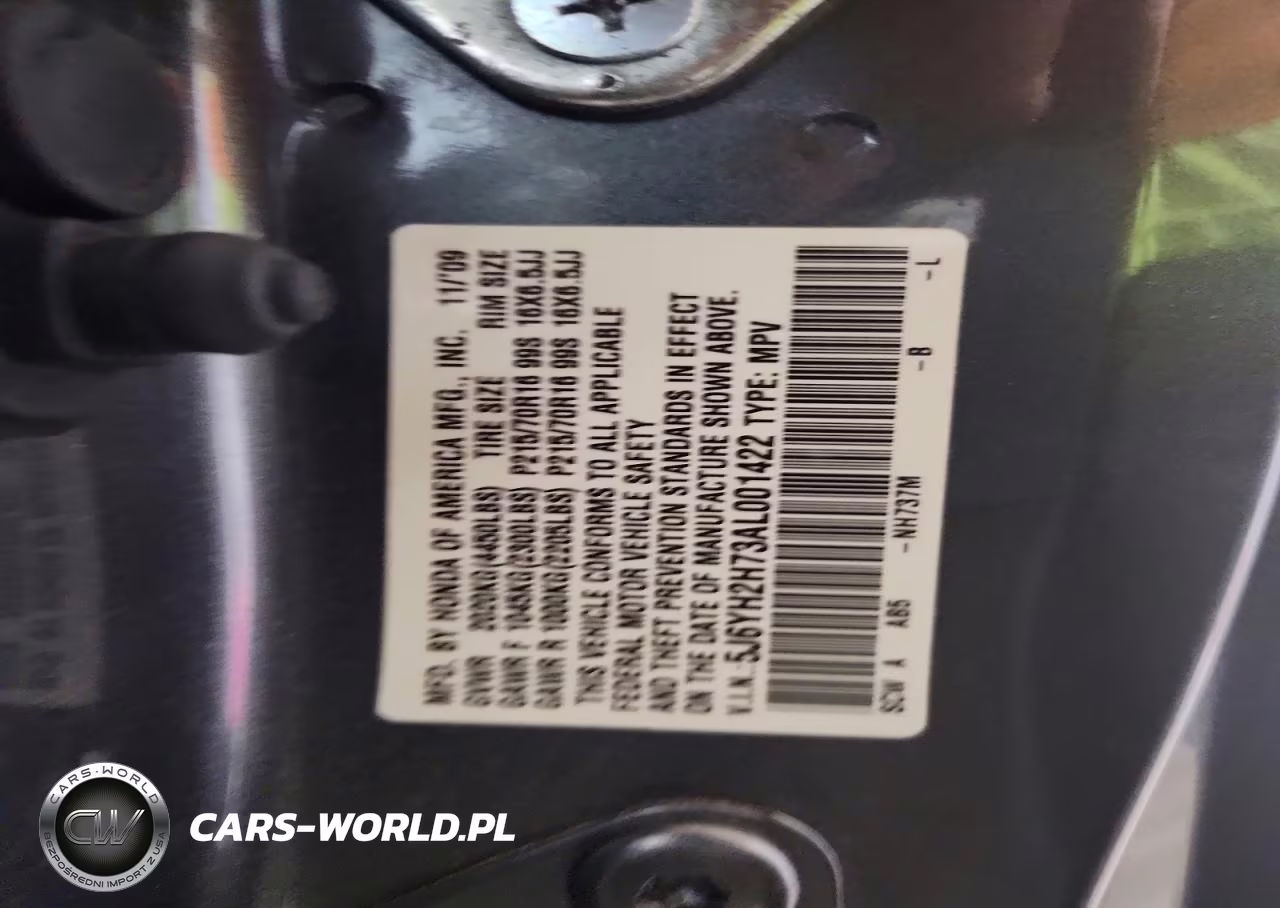 2010 Honda Element Ex VIN:5J6YH2H73AL001422 - 12