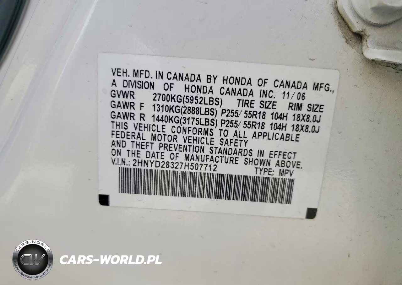 2007 Acura Mdx Technology VIN:2HNYD28327H507712 - 13