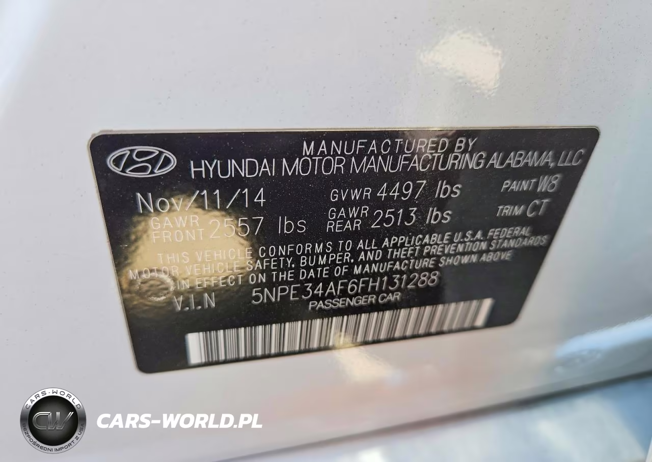 2015 Hyundai Sonata Sport VIN:5NPE34AF6FH131288 - 12