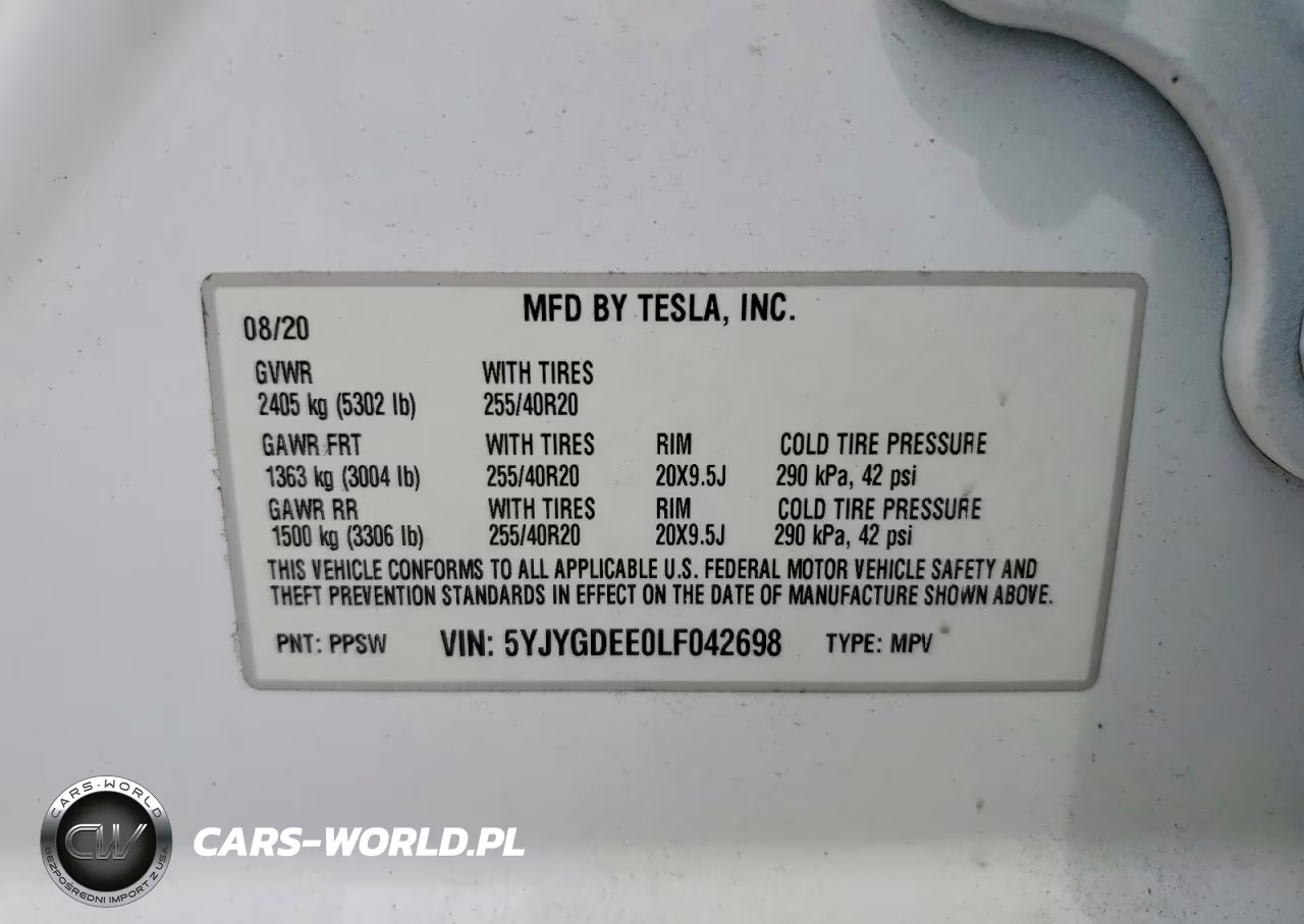 2020 Tesla Model Y VIN:5YJYGDEE0LF042698 - 13