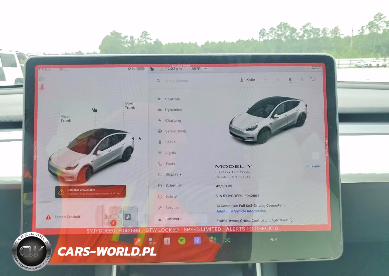2020 Tesla Model Y VIN:5YJYGDEE0LF042698 - 9