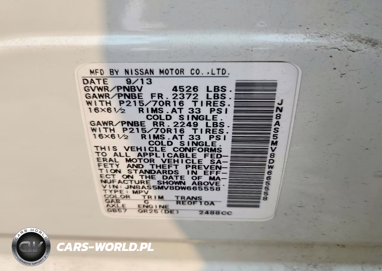 2013 Nissan Rogue S-Sv VIN:JN8AS5MV8DW665558 - 14