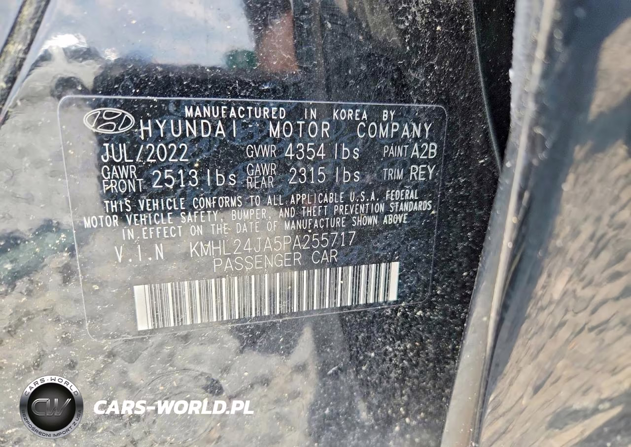 2023 Hyundai Sonata Se VIN:KMHL24JA5PA255717 - 12