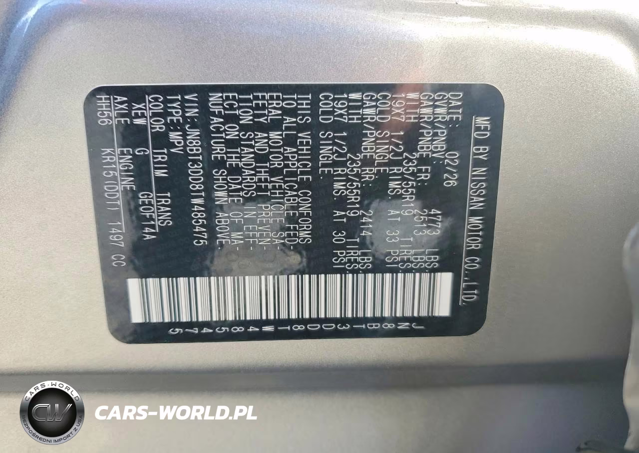 2026 Nissan Rogue Platinum VIN:JN8BT3DD8TW485475 - 13