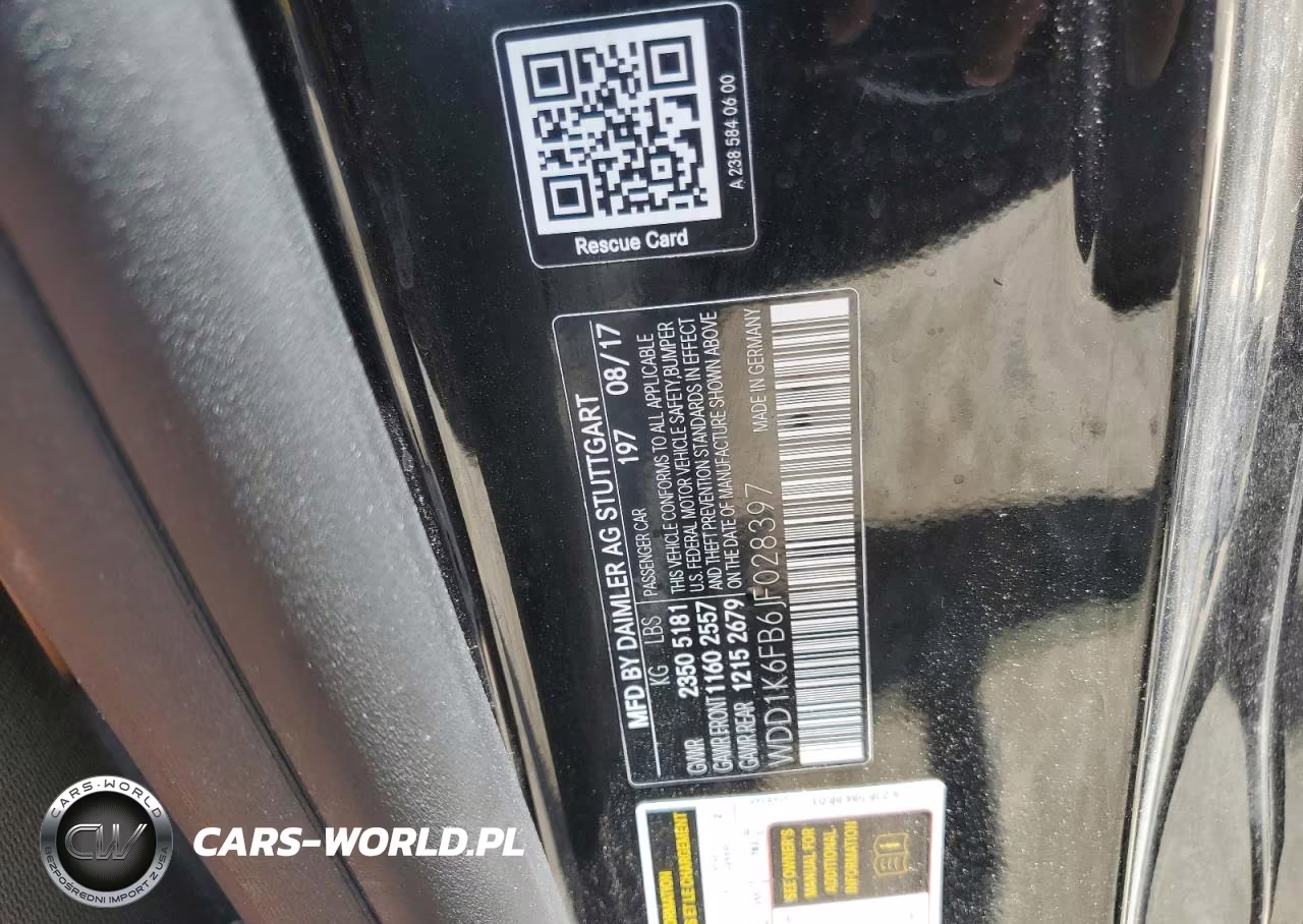 2018 Mercedes-Benz E 400 VIN:WDD1K6FB6JF028397 - 13