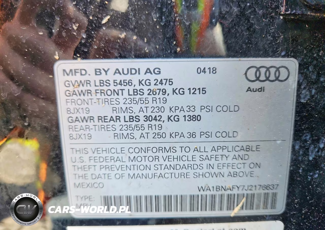 2018 Audi Q5 Premium Plus VIN:WA1BNAFY7J2176637 - 13