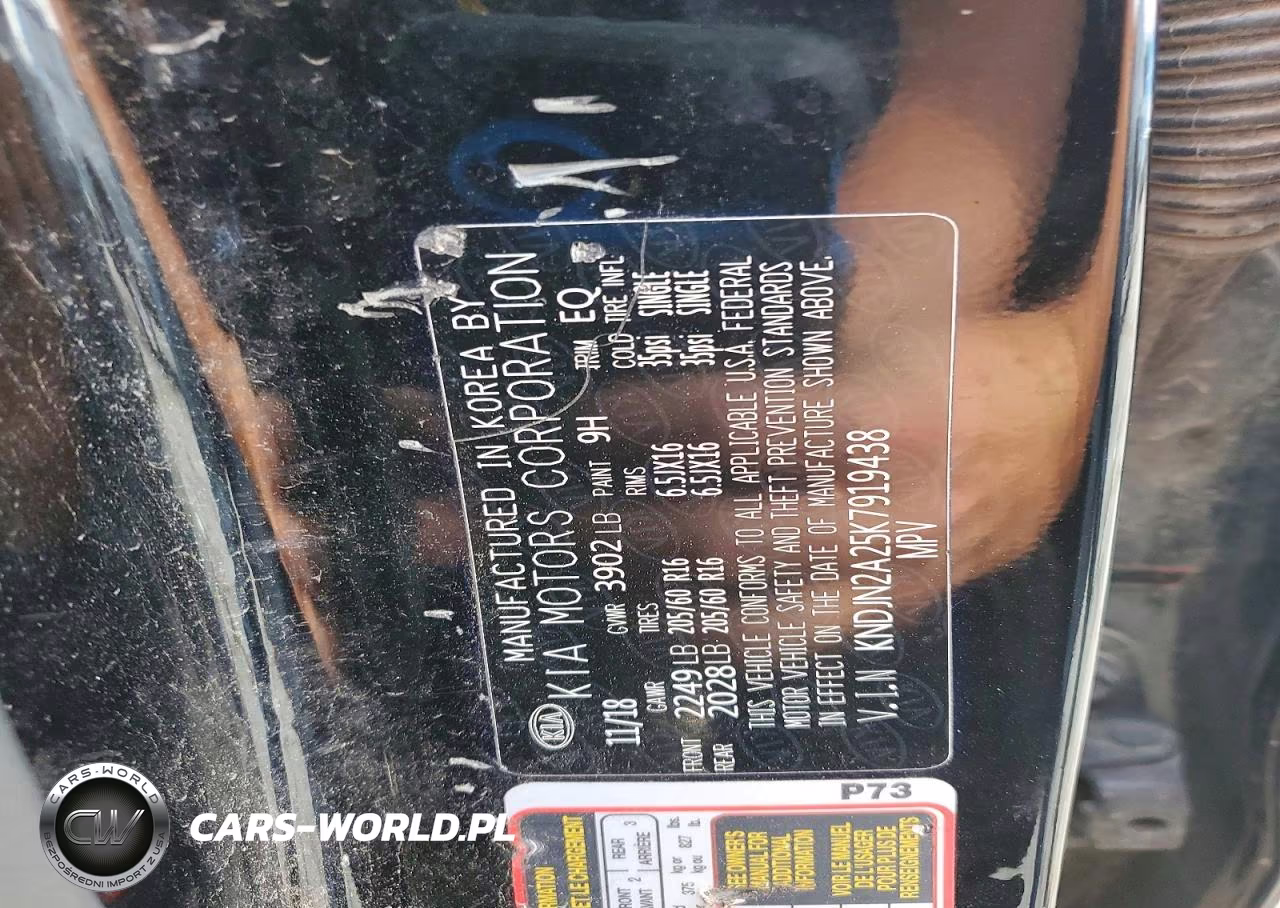 2019 Kia Soul Base VIN:KNDJN2A25K7919438 - 13