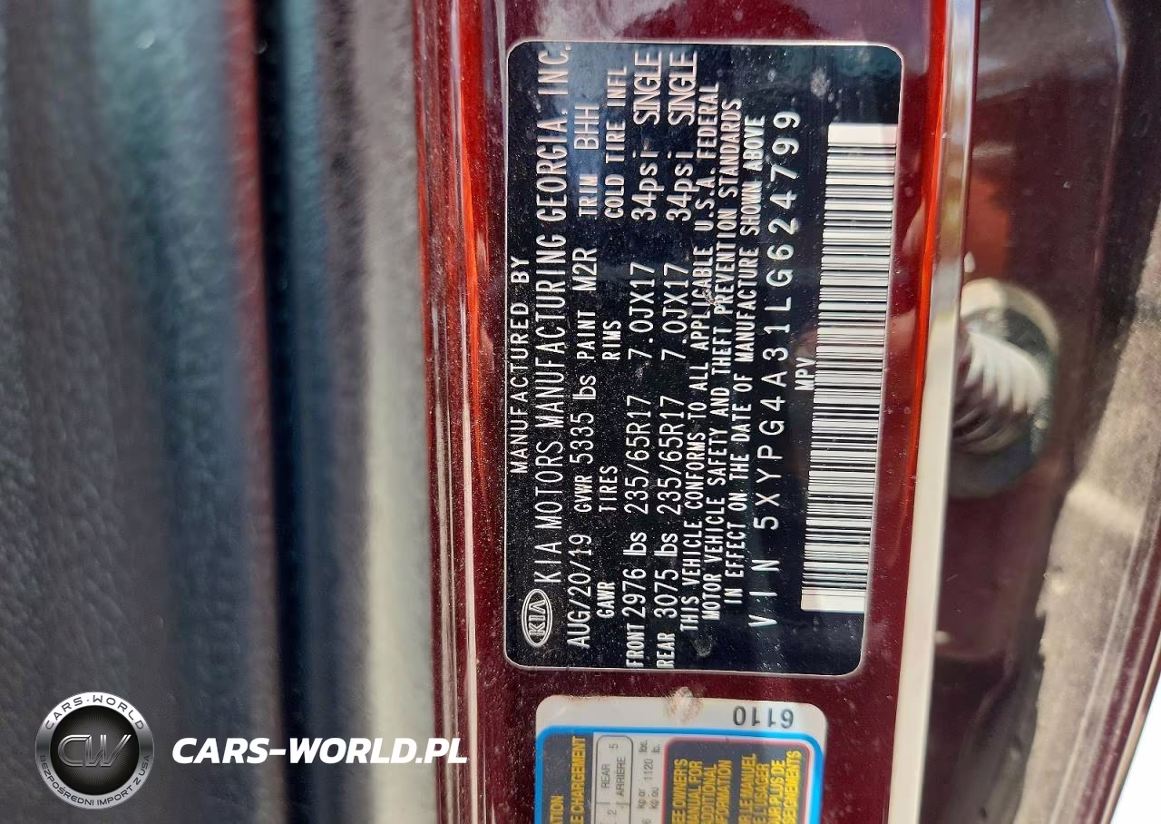 2020 Kia Sorento Lx VIN:5XYPG4A31LG624799 - 12