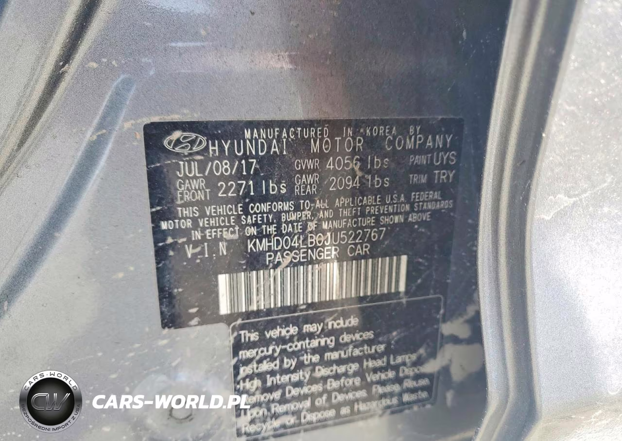 2018 Hyundai Elantra Sport VIN:KMHD04LB0JU522767 - 13