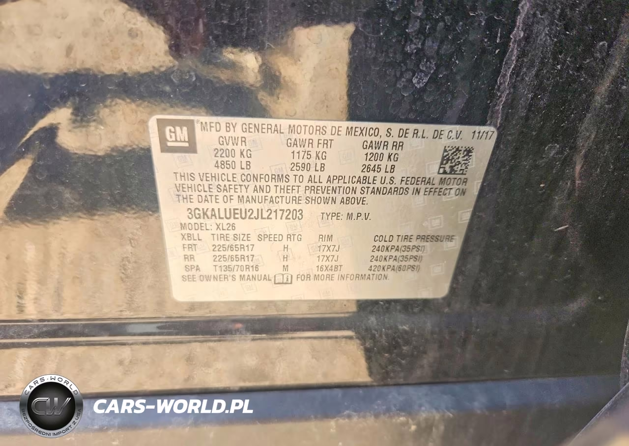 2018 GMC Terrain Sle VIN:3GKALUEU2JL217203 - 13