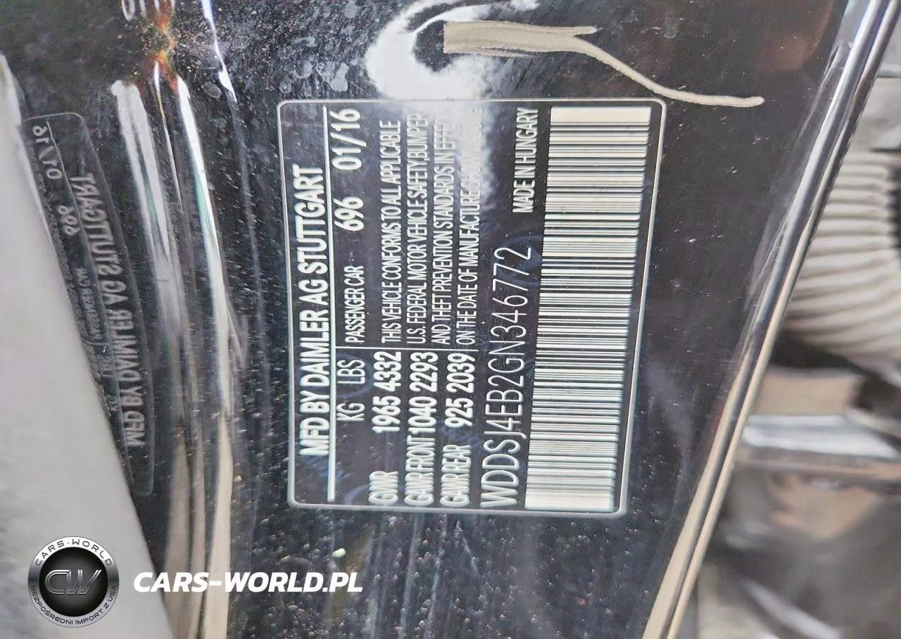 2016 Mercedes-Benz Cla 250 VIN:WDDSJ4EB2GN346772 - 13
