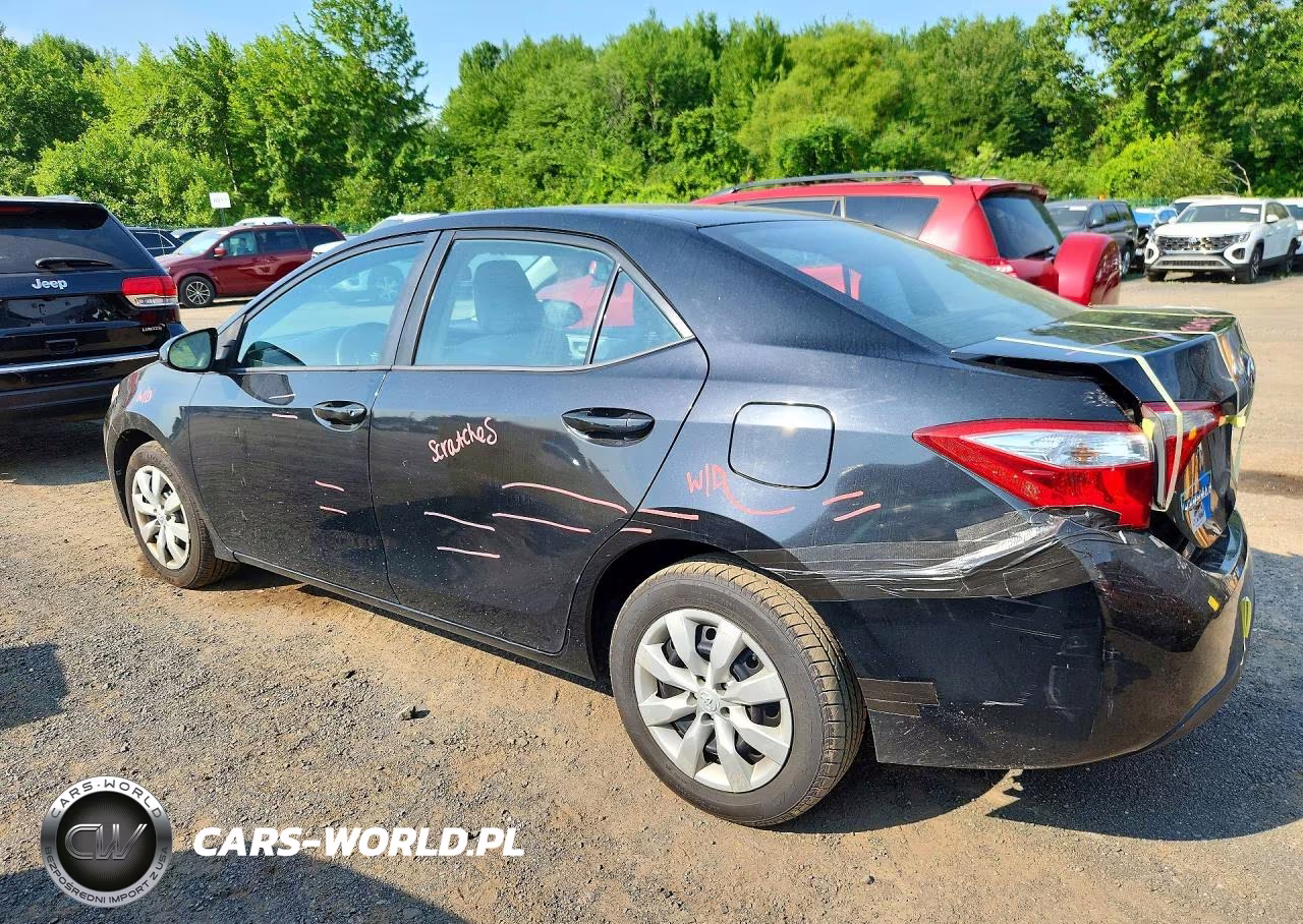 2016 Toyota Corolla Le VIN:2T1BURHE9GC739210 - 2