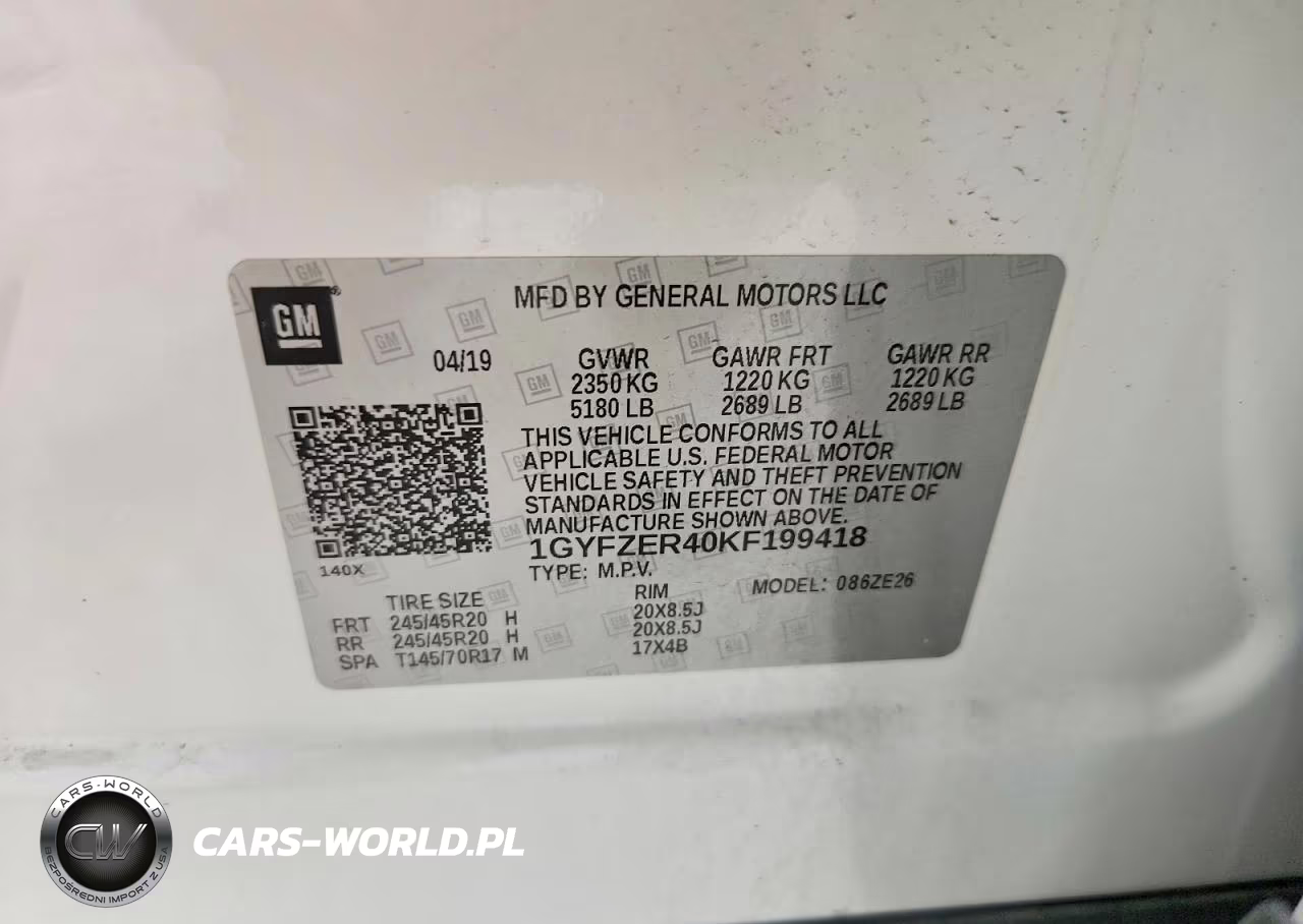 2019 Cadillac Xt4 Sport VIN:1GYFZER40KF199418 - 13