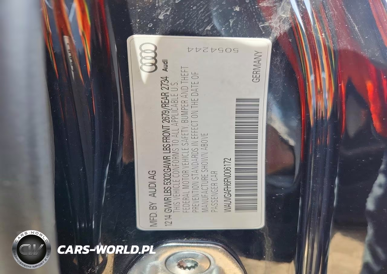 2015 Audi S5 Prestige VIN:WAUVGAFH6FN006172 - 12