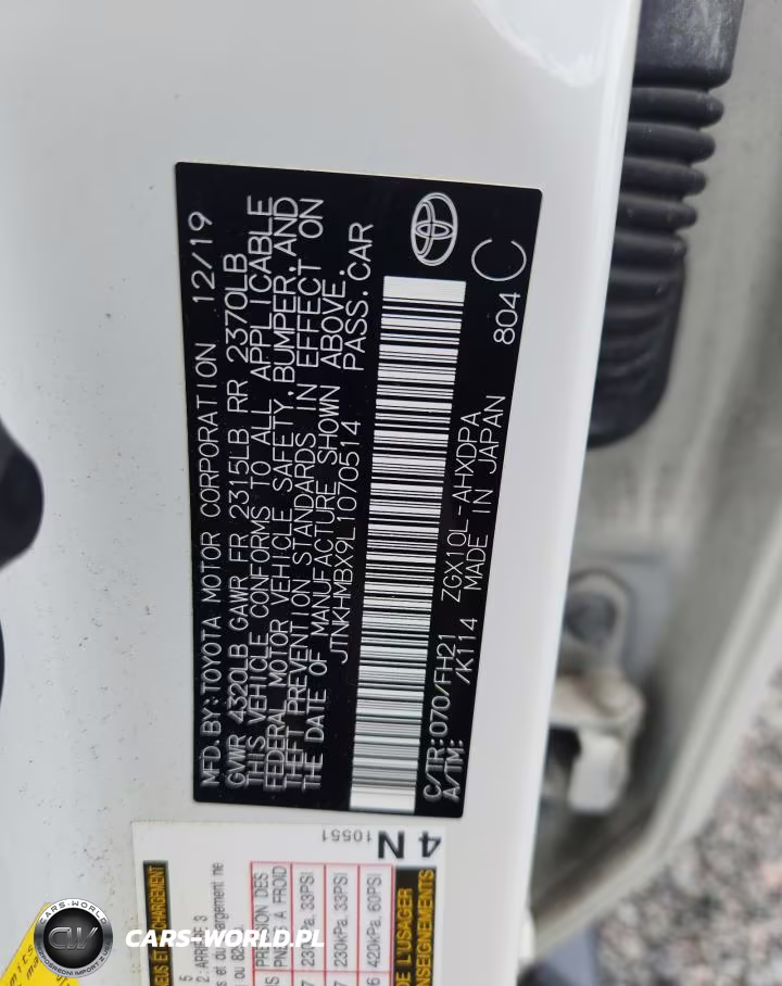 2020 Toyota C-Hr Le VIN:JTNKHMBX9L1070514 - 14