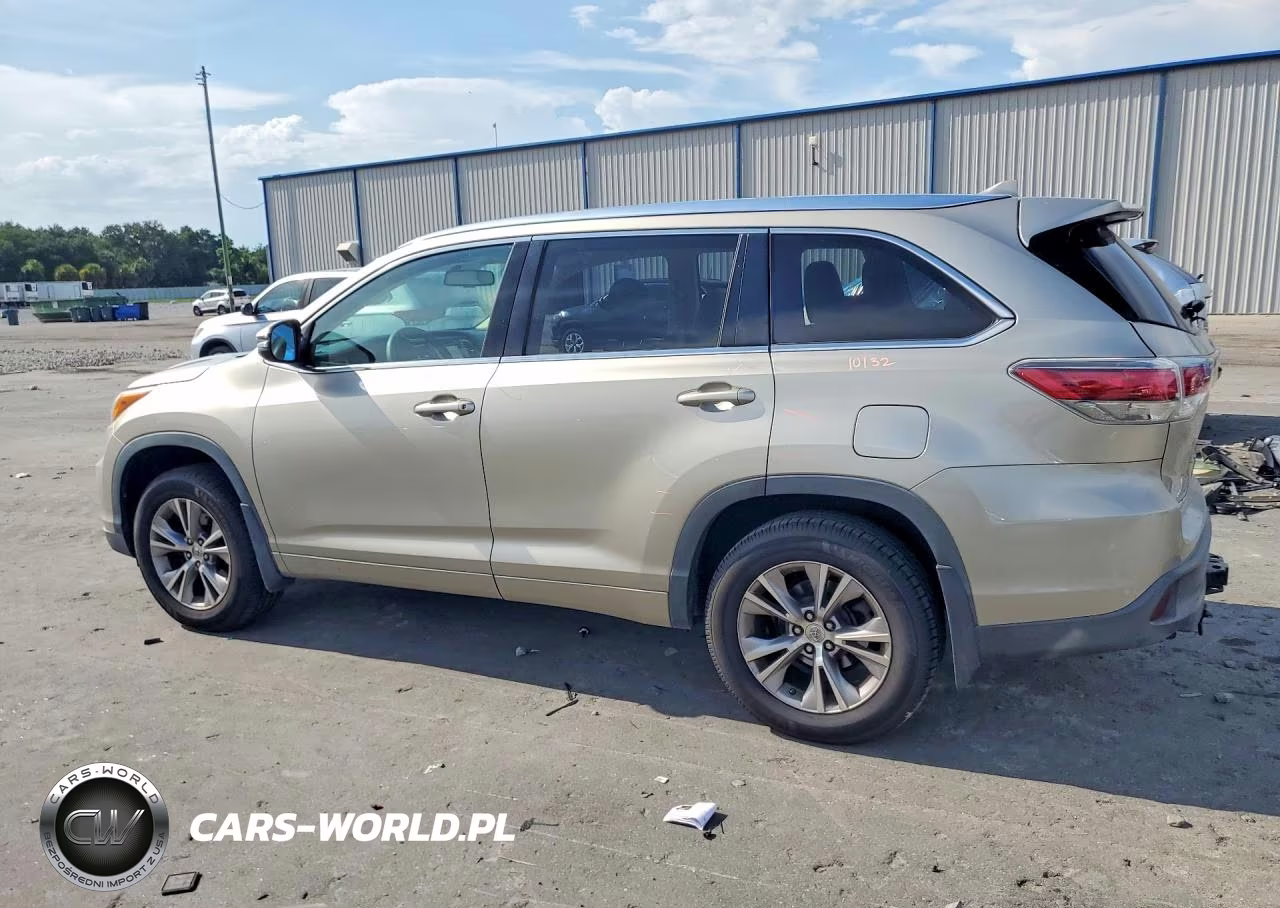 2015 Toyota Highlander Xle VIN:5TDJKRFH8FS112213 - 2