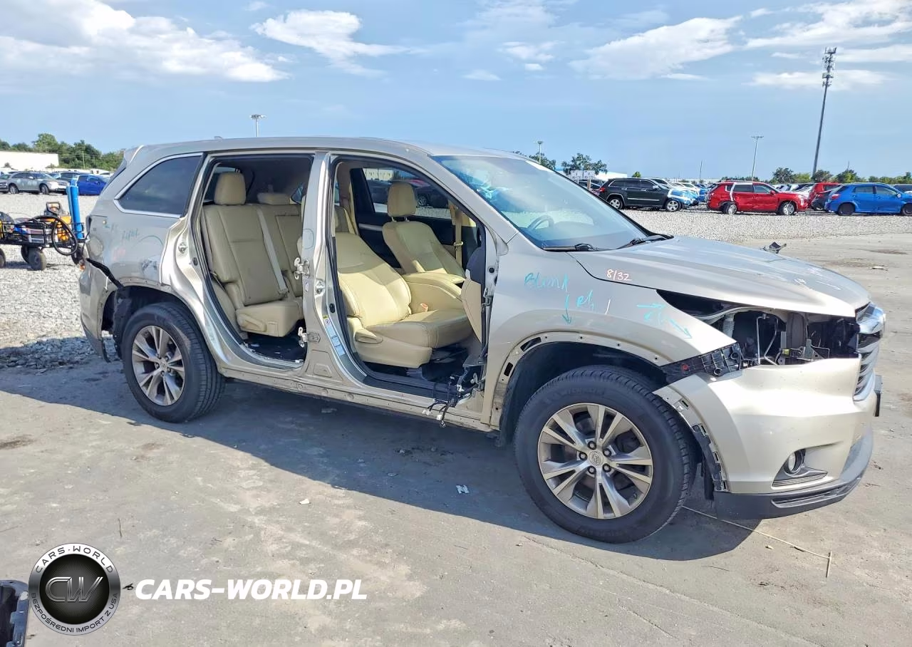 2015 Toyota Highlander Xle VIN:5TDJKRFH8FS112213 - 4