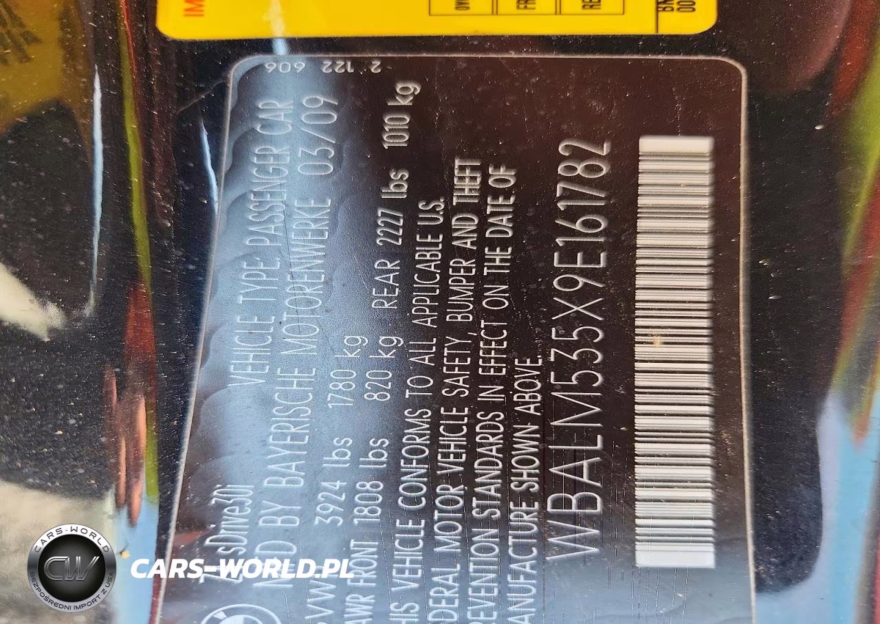 2009 BMW Z4 Sdrive30I VIN:WBALM535X9E161782 - 12