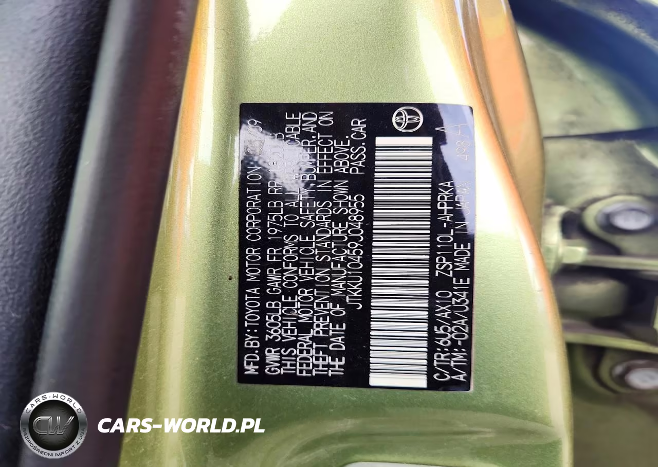 2009 Scion Xd Base VIN:JTKKU10459J048955 - 12