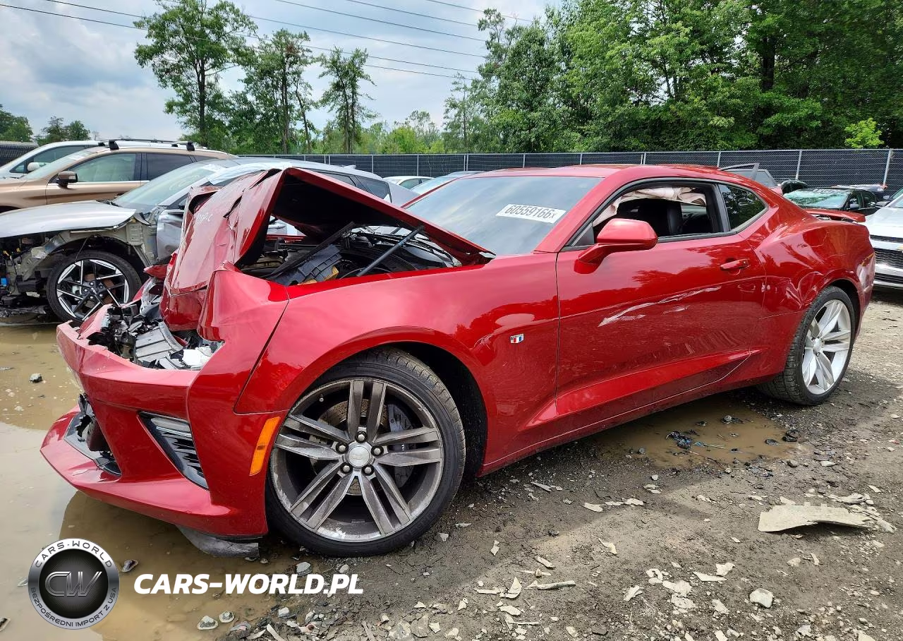 2018 Chevrolet Camaro Ss VIN:1G1FH1R71J0109117 - 1