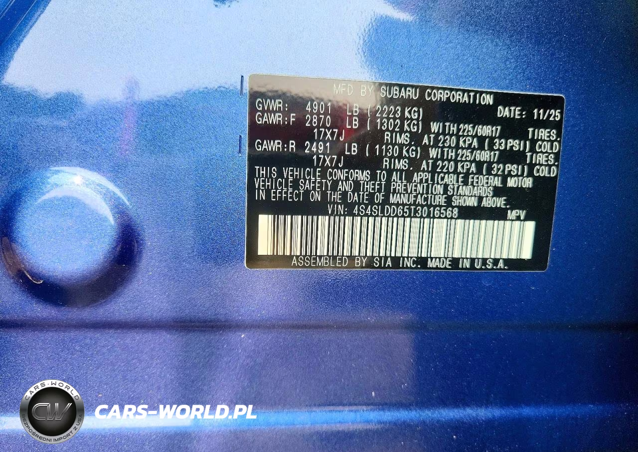 2026 Subaru Forester Premium VIN:4S4SLDD65T3016568 - 13