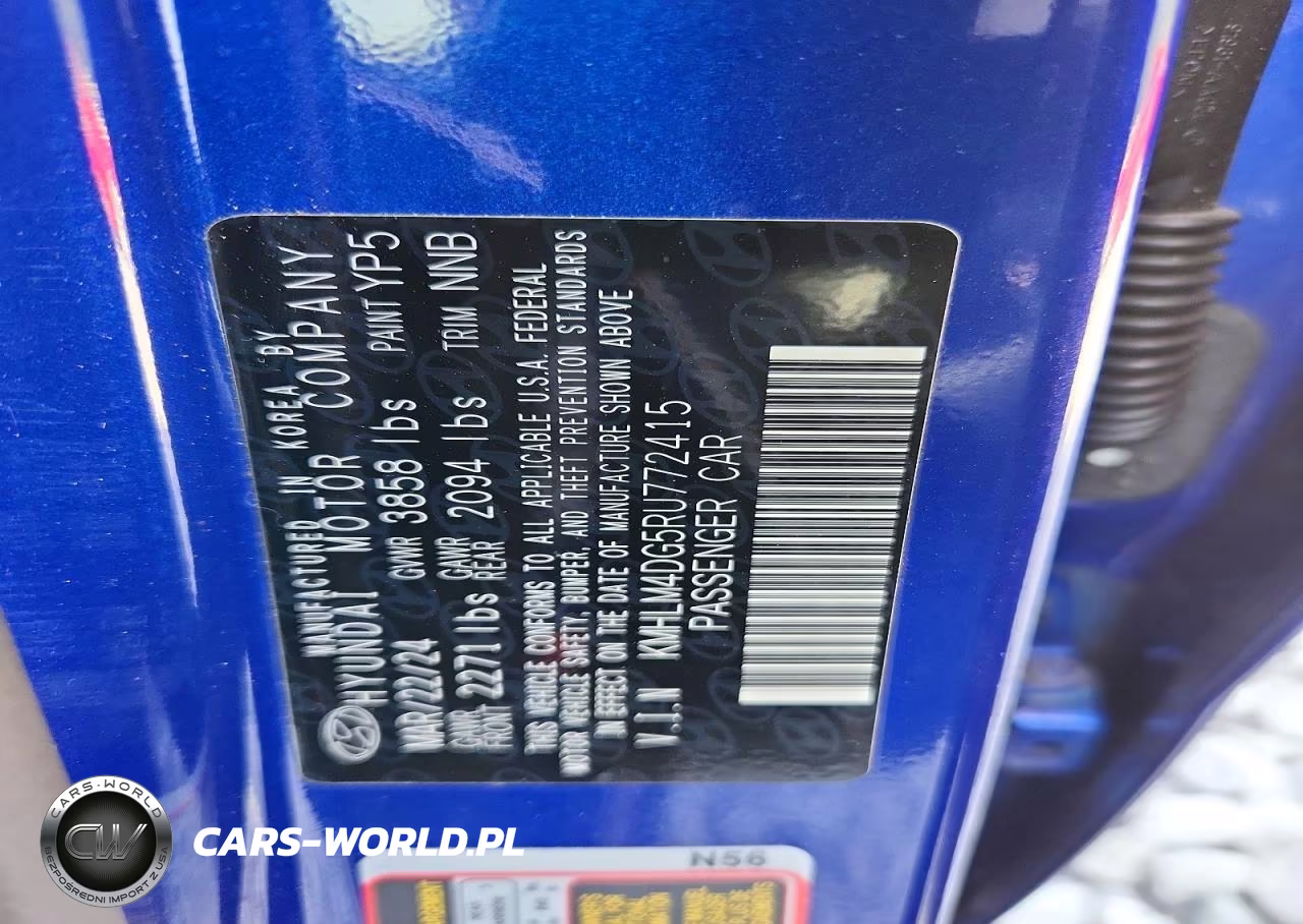 2024 Hyundai Elantra Sel VIN:KMHLM4DG5RU772415 - 12