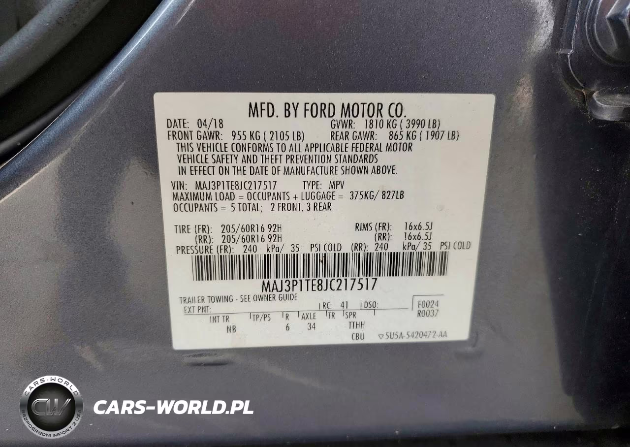 2018 Ford Ecosport Se VIN:MAJ3P1TE8JC217517 - 12