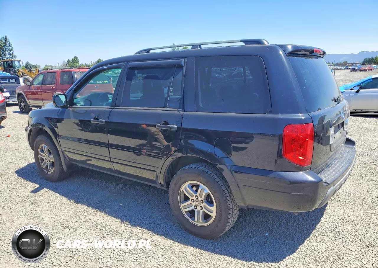 2005 Honda Pilot Exl VIN:2HKYF18515H555850 - 2