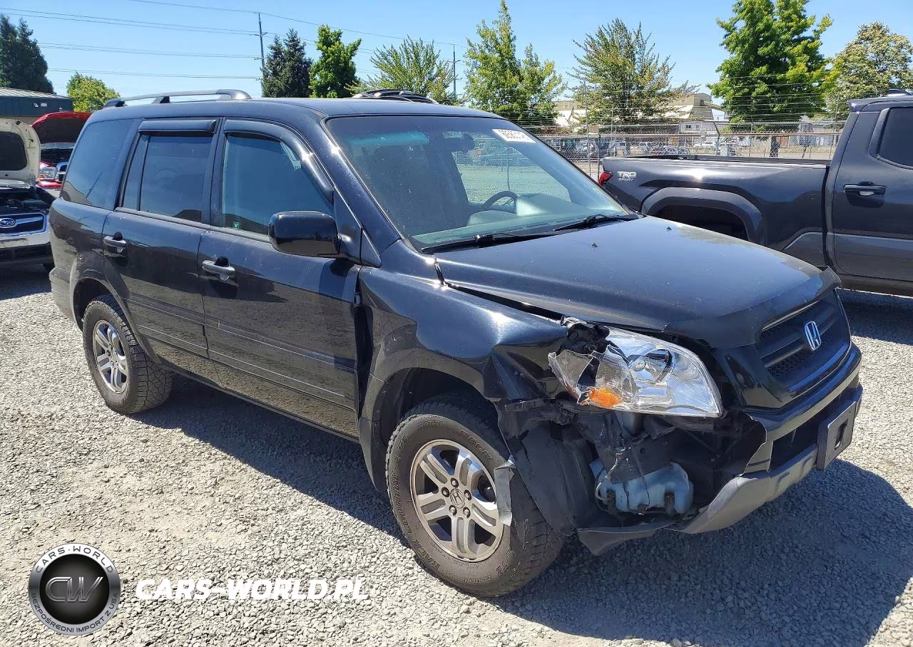 2005 Honda Pilot Exl VIN:2HKYF18515H555850 - 4