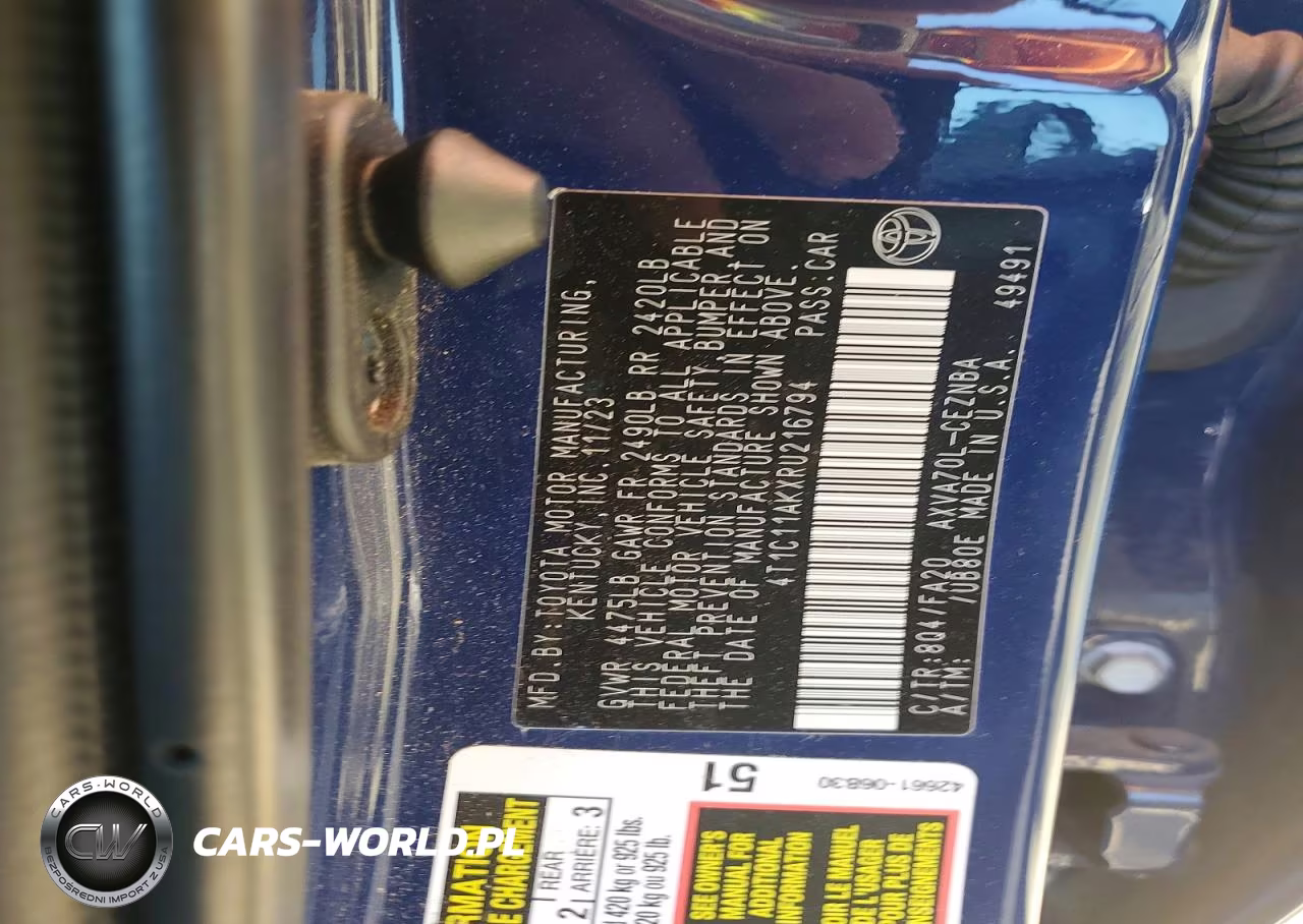 2024 Toyota Camry Le VIN:4T1C11AKXRU216794 - 12