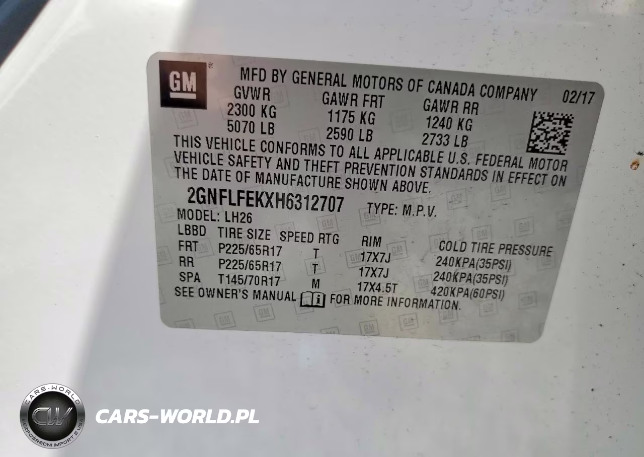 2017 Chevrolet Equinox Lt VIN:2GNFLFEKXH6312707 - 13