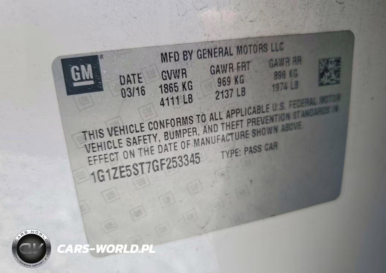 2016 Chevrolet Malibu Lt VIN:1G1ZE5ST7GF253345 - 12