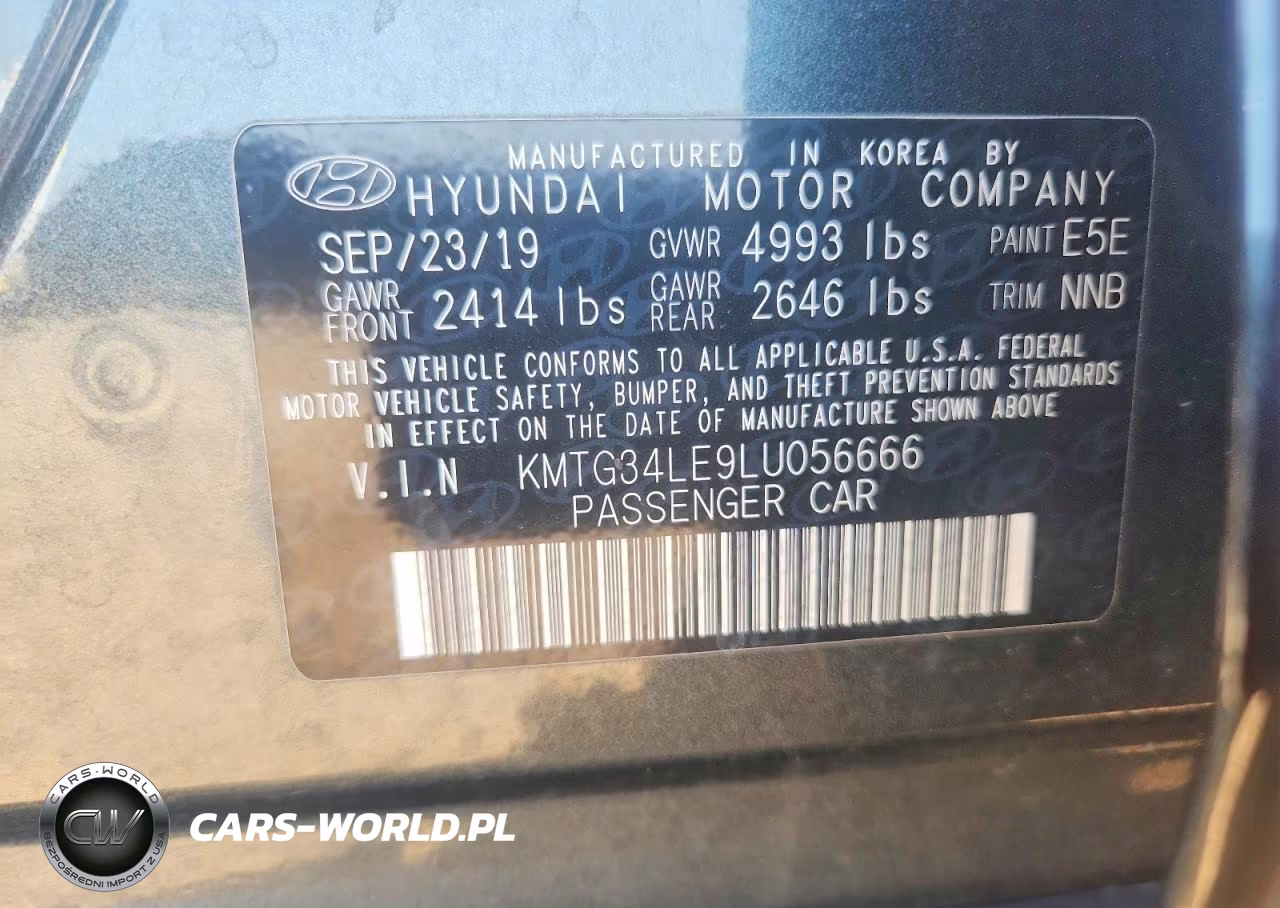 2020 Genesis G70 3.3T VIN:KMTG34LE9LU056666 - 12