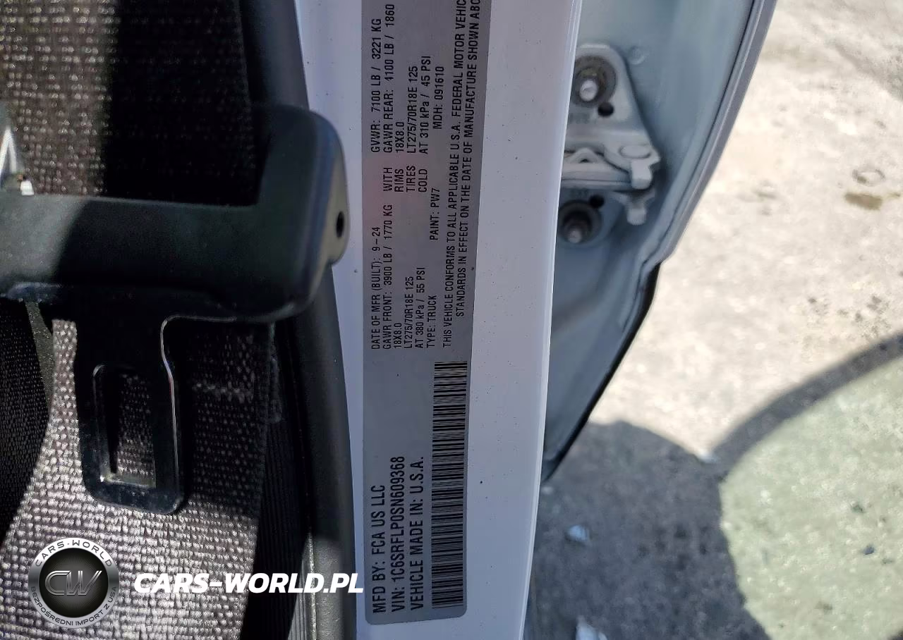 2025 Ram 1500 Rebel VIN:1C6SRFLP0SN609368 - 12