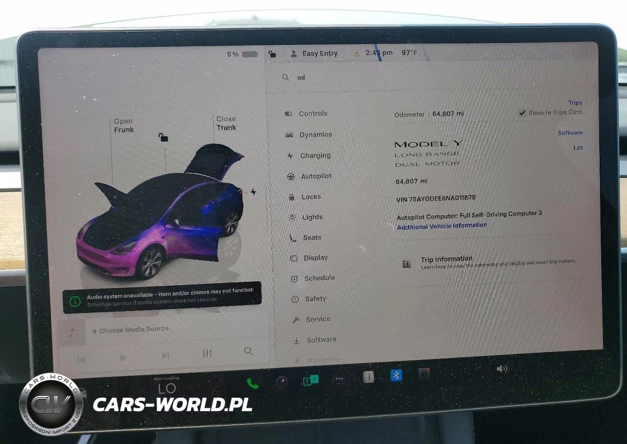 2022 Tesla Model Y VIN:7SAYGDEE8NA011878 - 9